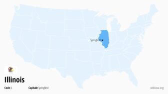 Illinois (États-Unis) – faits, villes, carte et météo