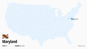 Maryland (États-Unis) – faits, carte, villes et curiosités