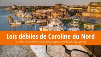 17 lois stupides de Caroline du Nord