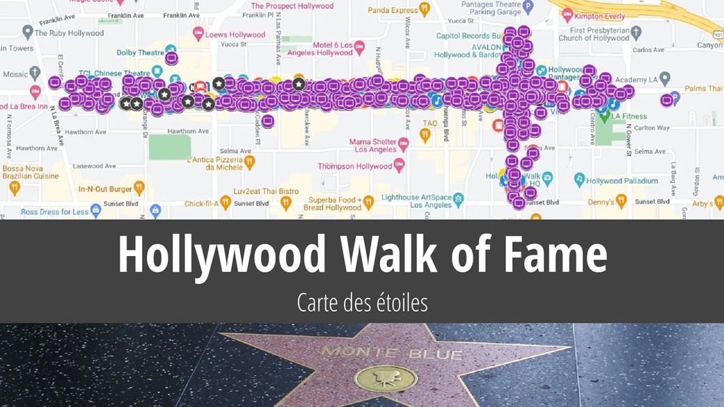 Hollywood Walk of Fame – carte, noms et où trouver qui | &copy ; Pixabay.com