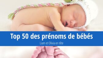 Les 50 prénoms de bébé les plus populaires aux États-Unis