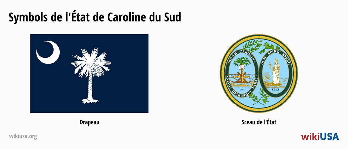 Drapeau de l'État du Caroline du Sud | Le Grand Sceau de l'État du Caroline du Sud