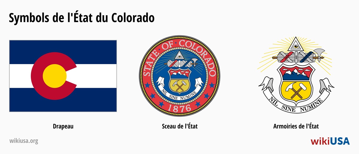 Drapeau de l'État du Colorado | Le Grand Sceau de l'État du Colorado