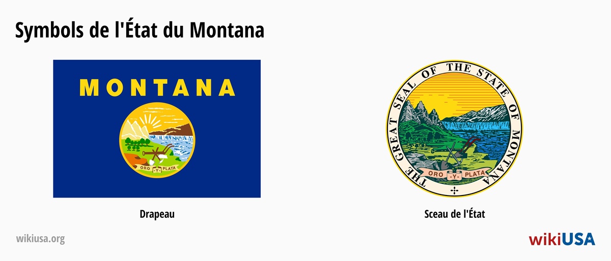 Drapeau de l'État du Montana | Le Grand Sceau de l'État du Montana